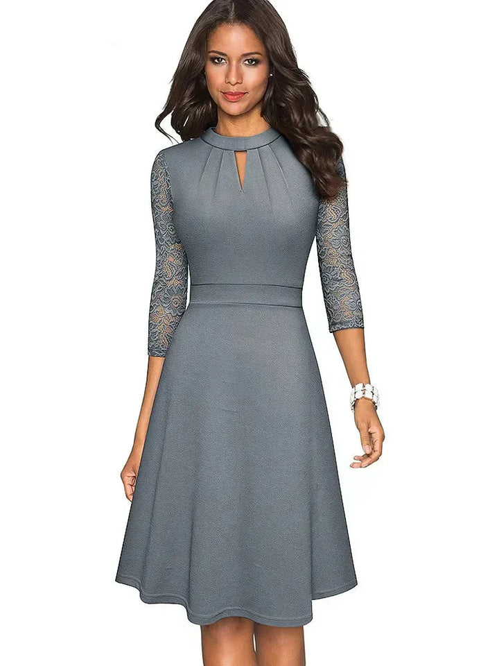 ELKE ELEGANT LACE DRESS