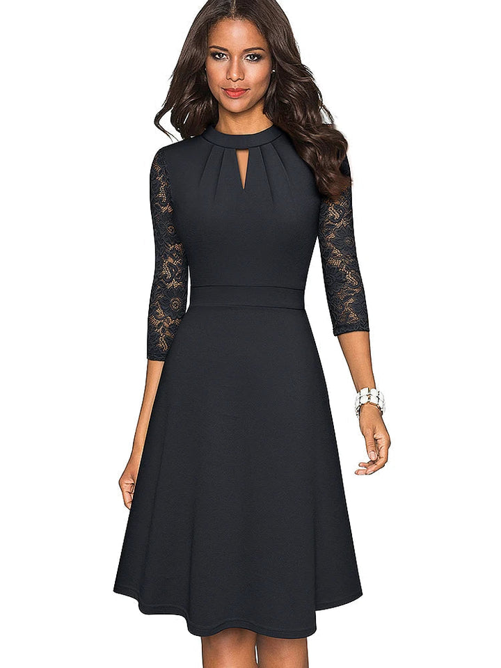 ELKE ELEGANT LACE DRESS