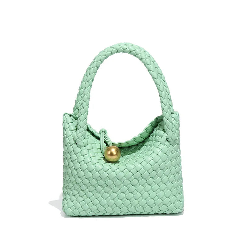 ASTRID™ | Chic Leather Handbag with Gold Detailing