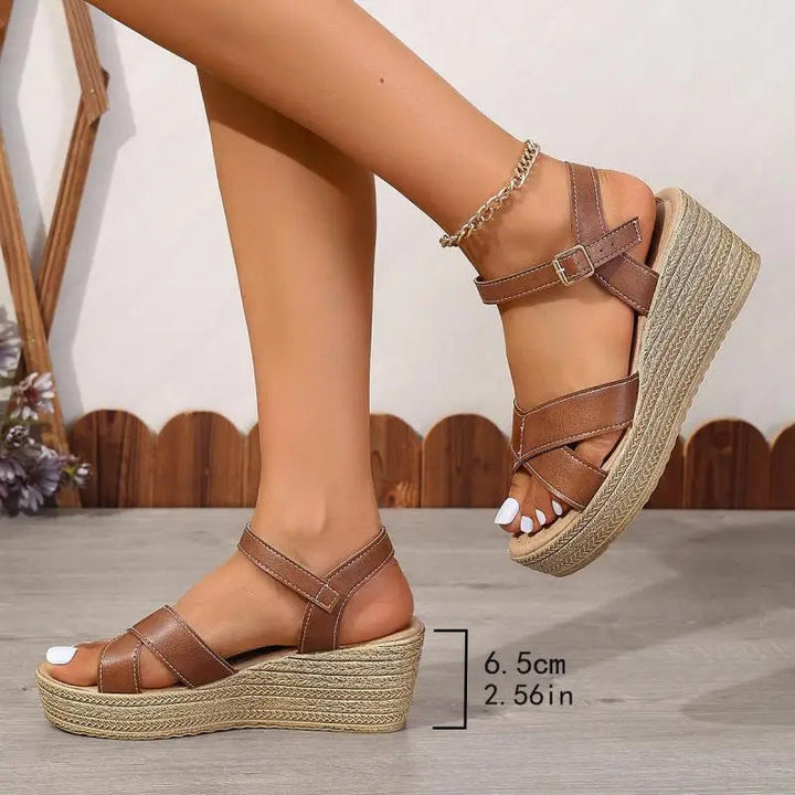 Isabeau™ | Chic Wedge Sandals