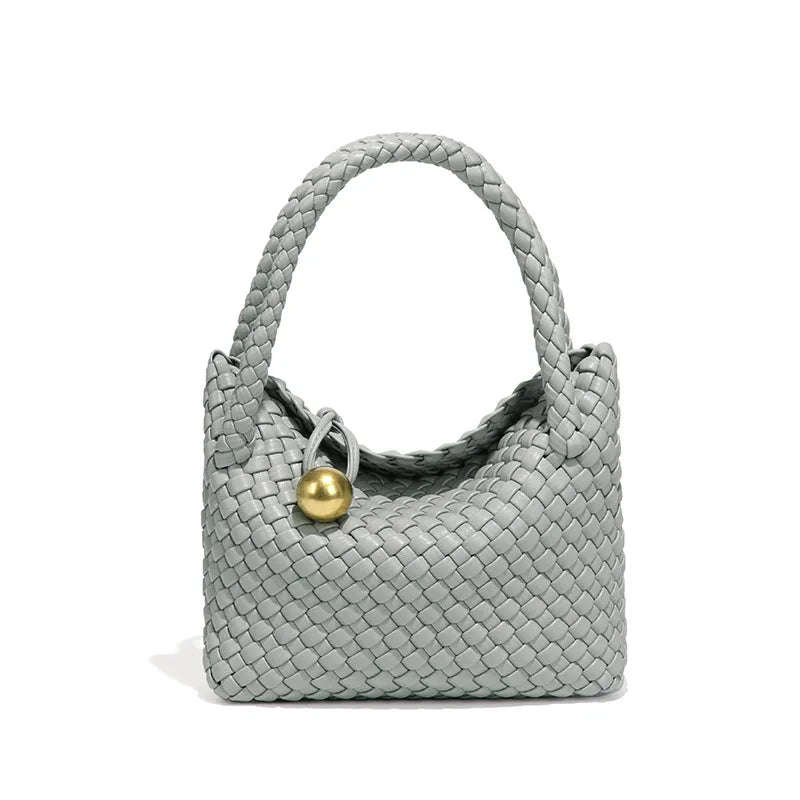 ASTRID™ | Chic Leather Handbag with Gold Detailing