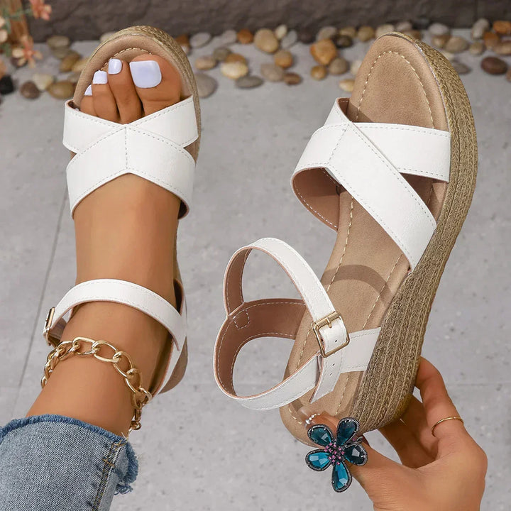 Isabeau™ | Chic Wedge Sandals