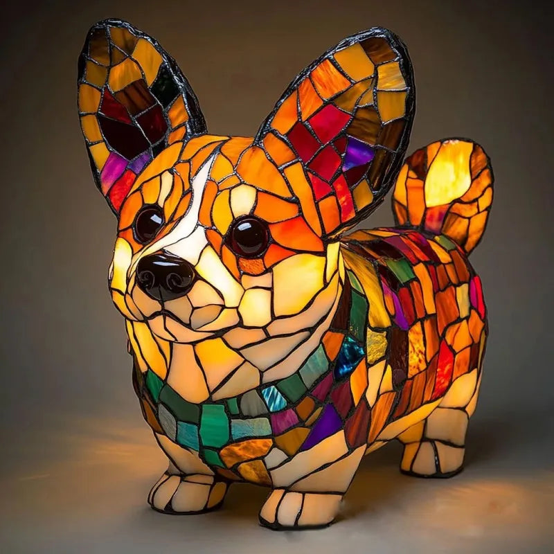 Glowing Corgi Lumière