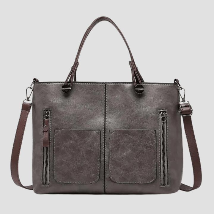 Chic Retro Leather Shoulder Bag