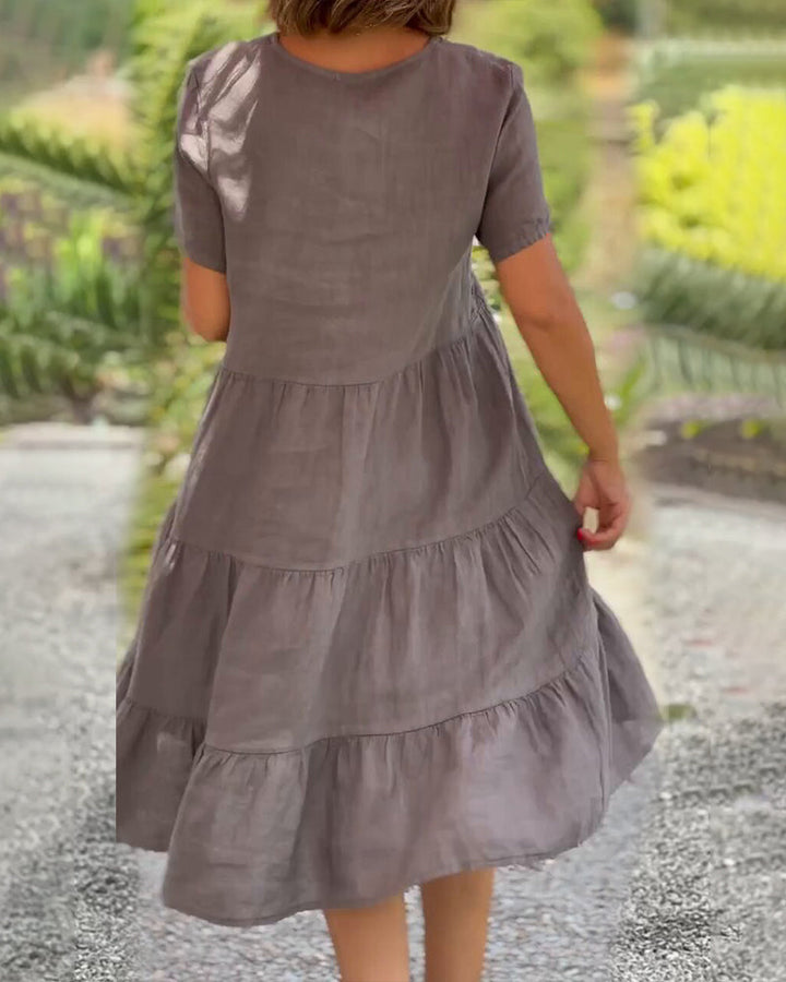 Susan - Elegant V-Neck Dress