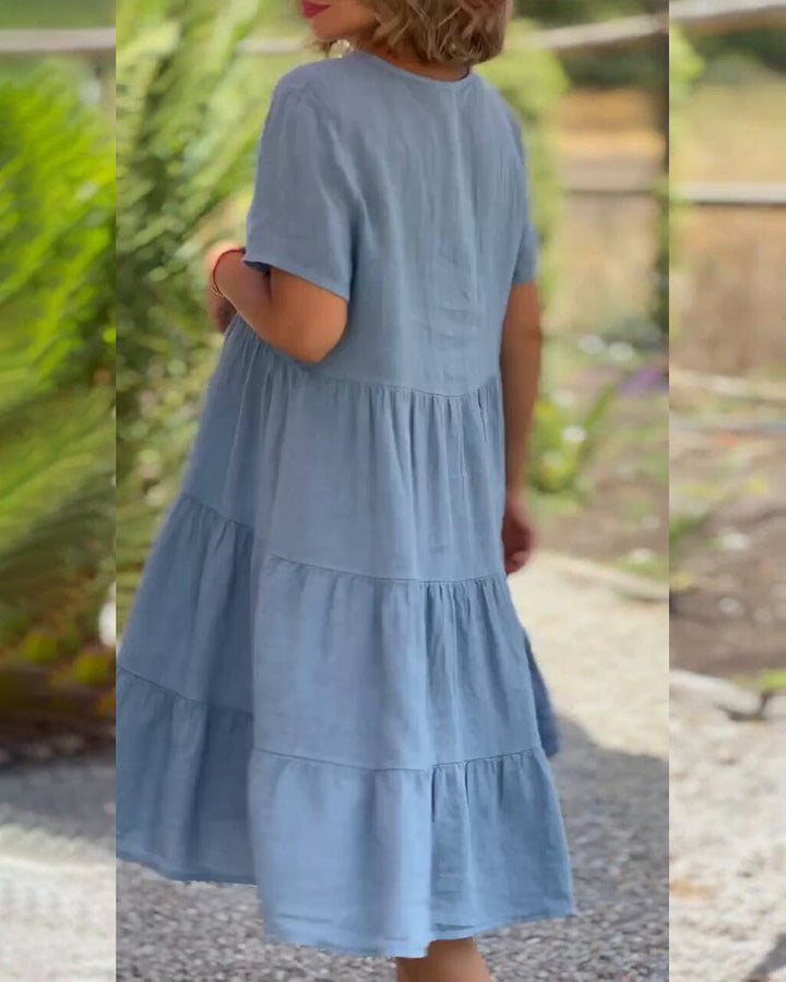 Susan - Elegant V-Neck Dress