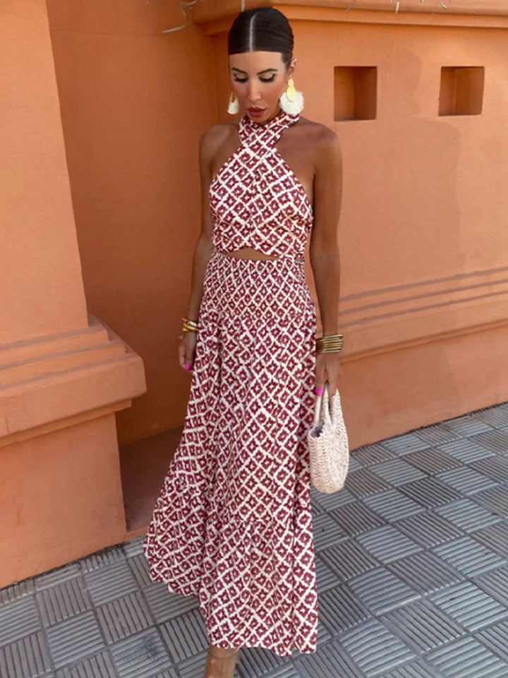 Mickay™ | Chic Off-Shoulder Midi Dress