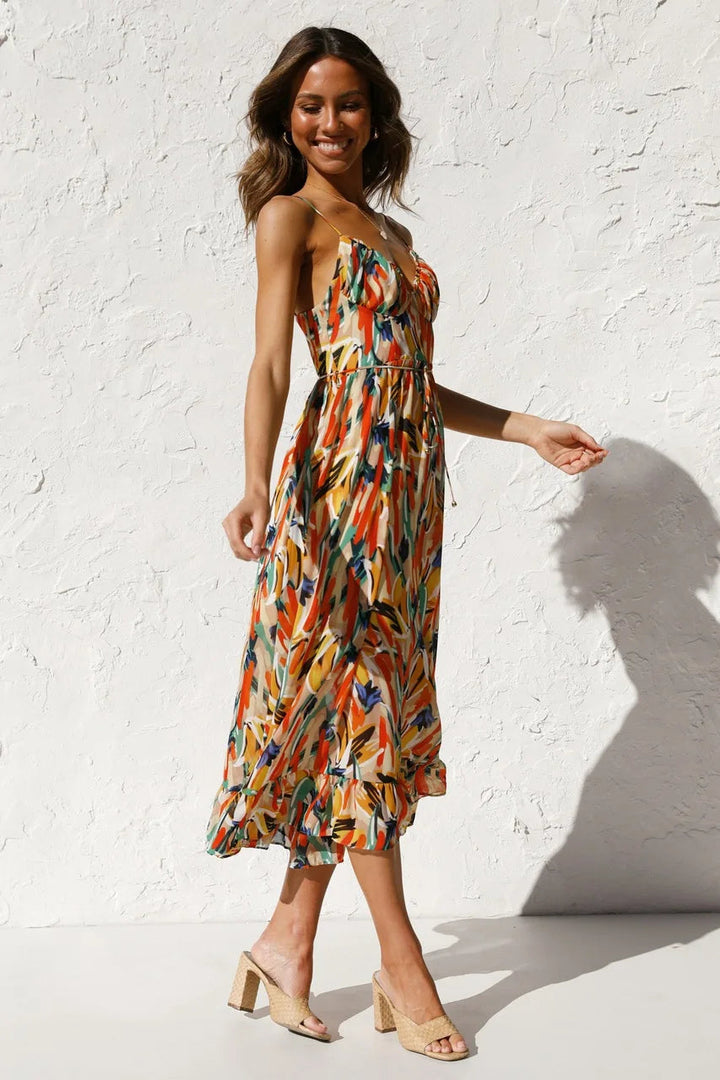 Multicolored Summer Dress - BIRKHILD Collection
