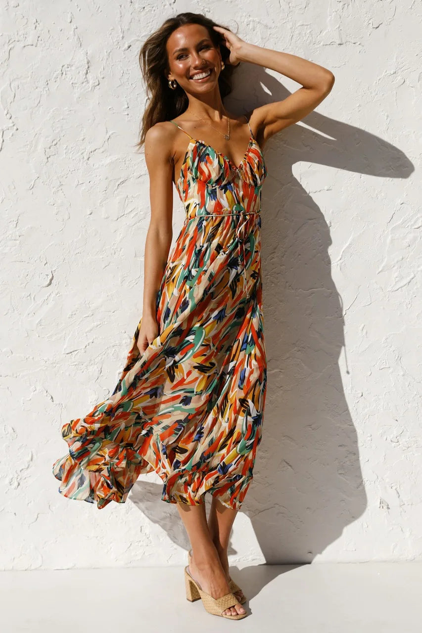 Multicolored Summer Dress - BIRKHILD Collection
