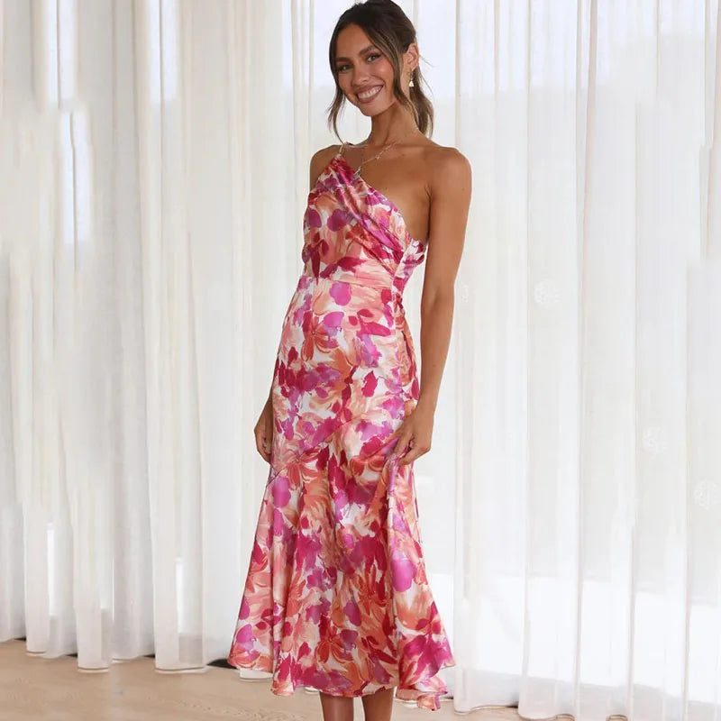 Dagmara Floral Off-the-Shoulder Dress