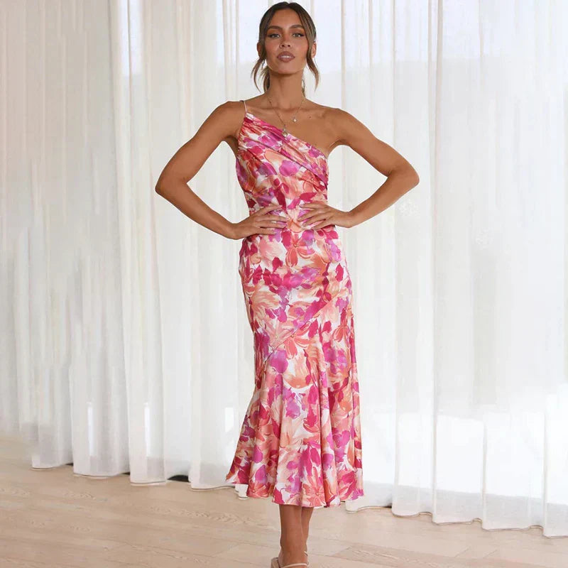 Dagmara Floral Off-the-Shoulder Dress