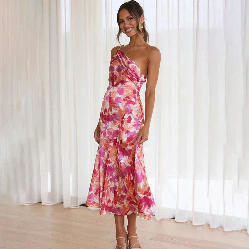 Dagmara Floral Off-the-Shoulder Dress