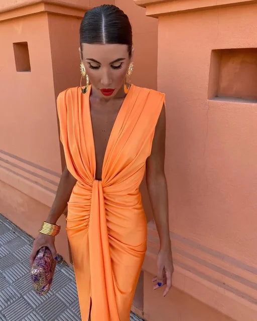 Moriah™ | Sophisticated Pleated Dress for Special Events