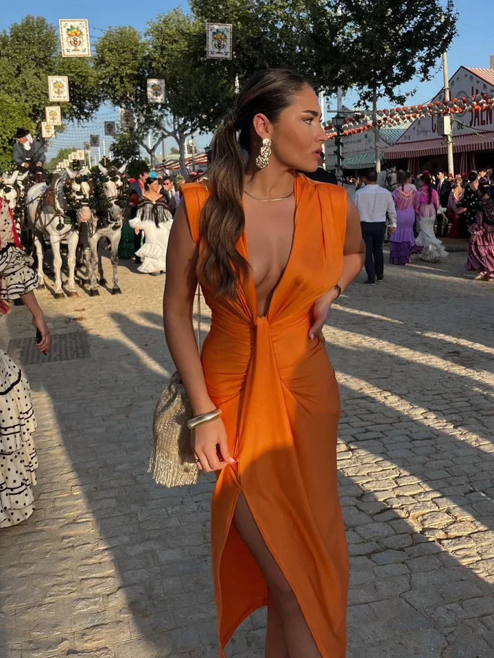 Moriah™ | Sophisticated Pleated Dress for Special Events