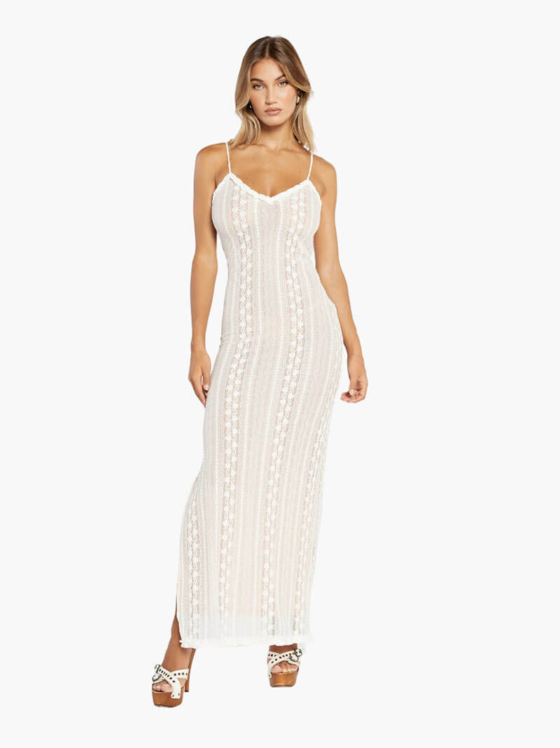 Rina | Sleek Bodycon Maxi Dress