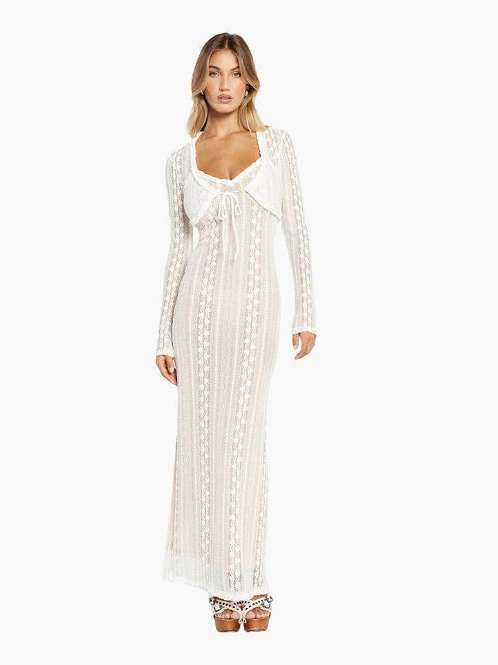 Rina | Sleek Bodycon Maxi Dress