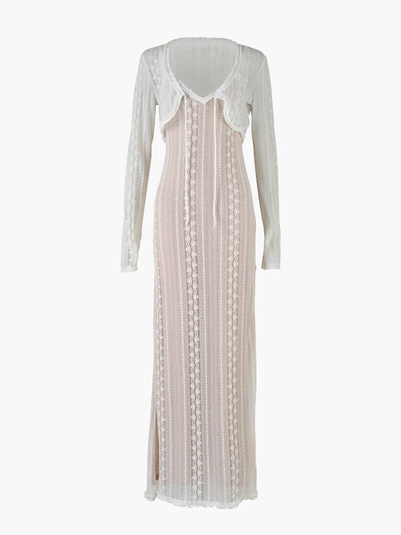 Rina | Sleek Bodycon Maxi Dress