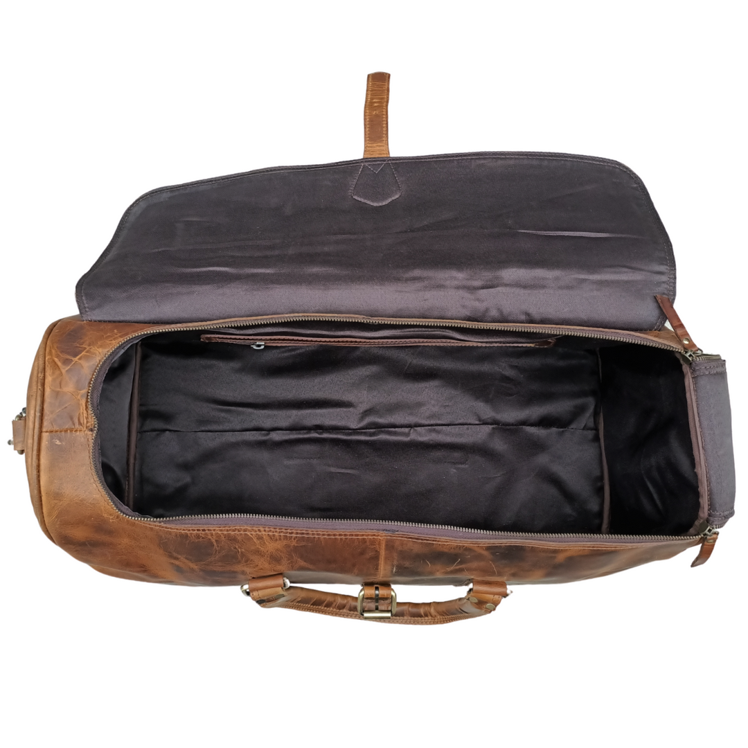 Light Brown Hard Wax Travel Case