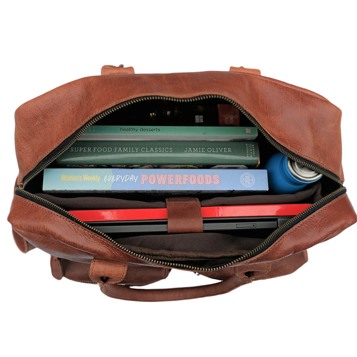 Chic Rustic Brown Portfolio Tote