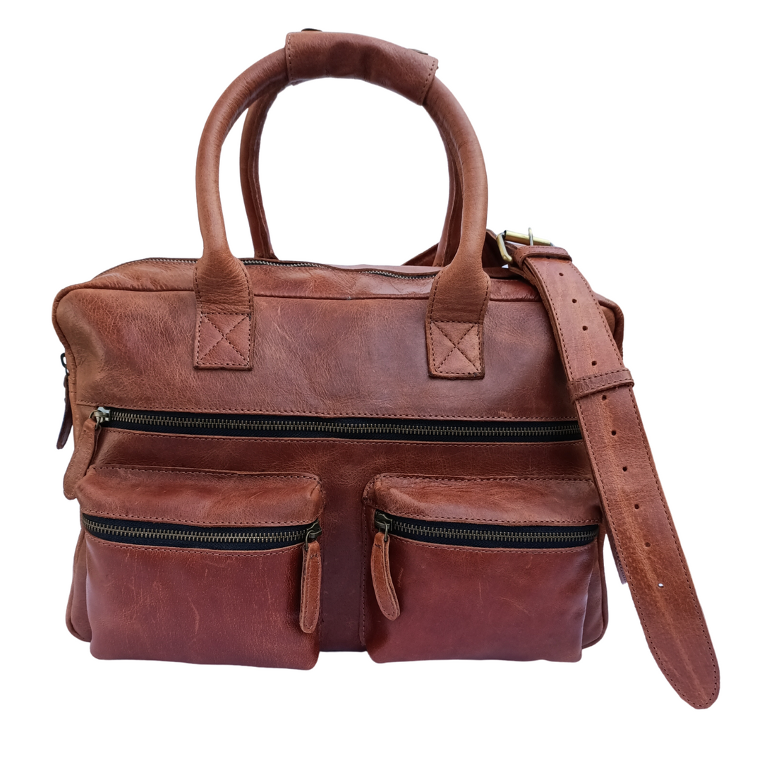 Chic Rustic Brown Portfolio Tote