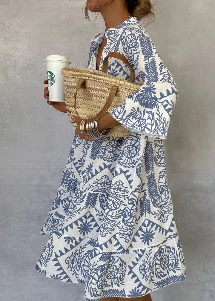 IDALINA STYLISH PRINTED DRESS