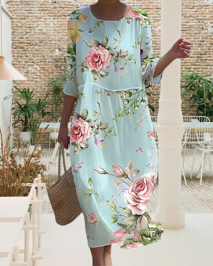 Ruth - Floral Patterned Dress