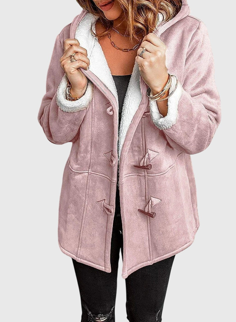Charlotte - Cozy Hooded Fleece Jacket