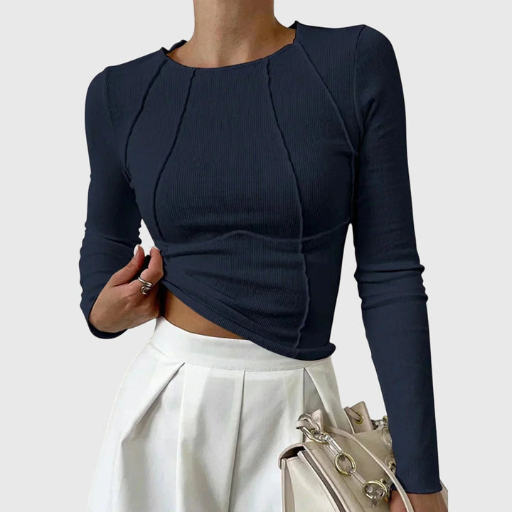 Andi - Long-Sleeve Ribbed Tee