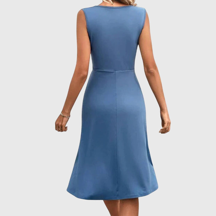 Brenda - Women's Summer Dress Featuring a Wrap Neckline