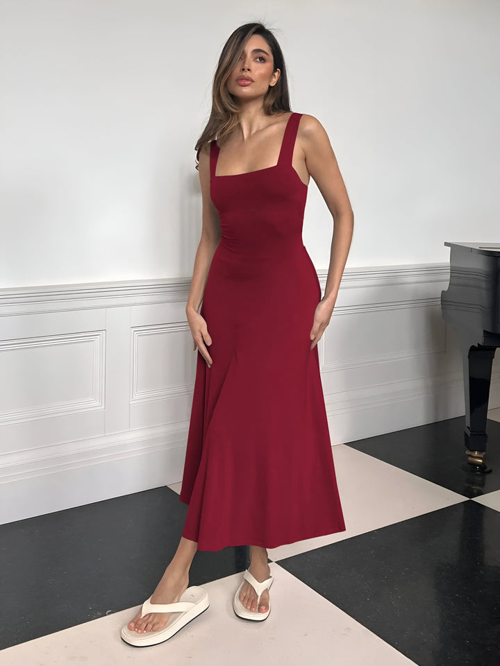 SIGLINDE FASHIONABLE MIDI DRESS