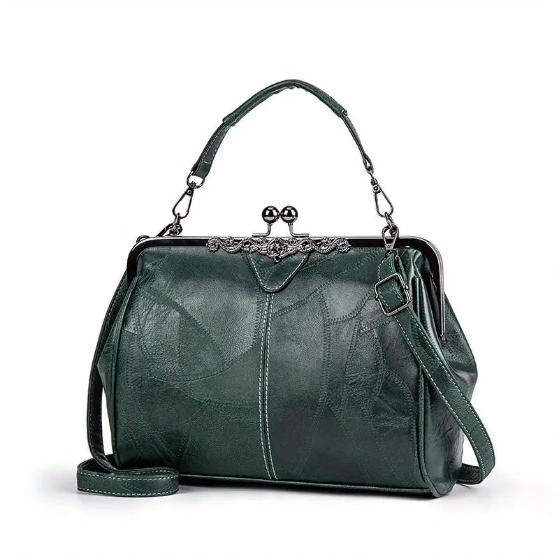 Retro-Inspired Geometric Crossbody Bag by Liv
