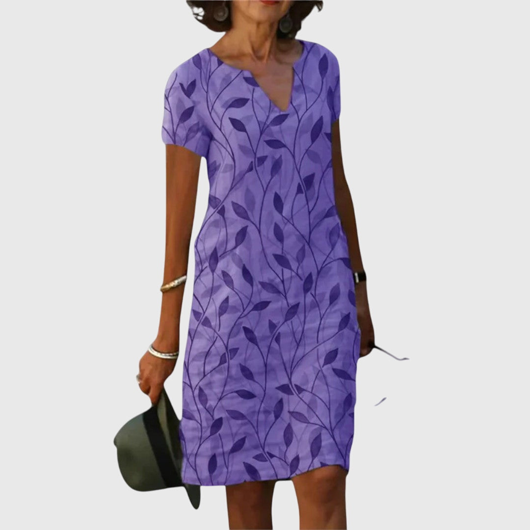 Carol - Relaxed V-Neck Dress