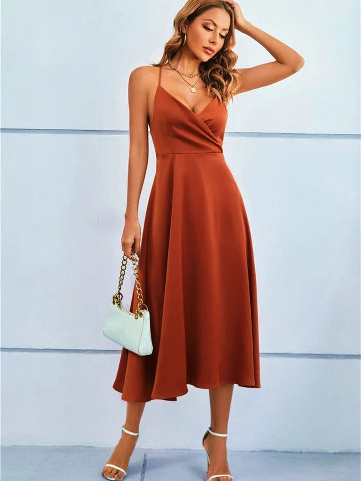 Alessia™ | Silk Strapless Maxi Dress