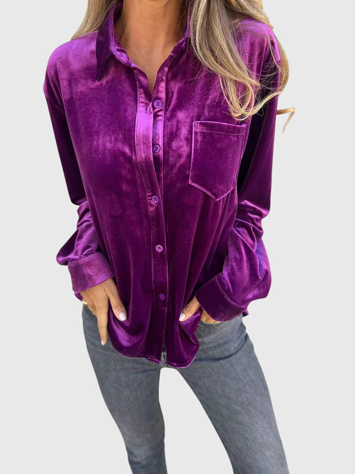 Catherine - Luxurious Velvet Top