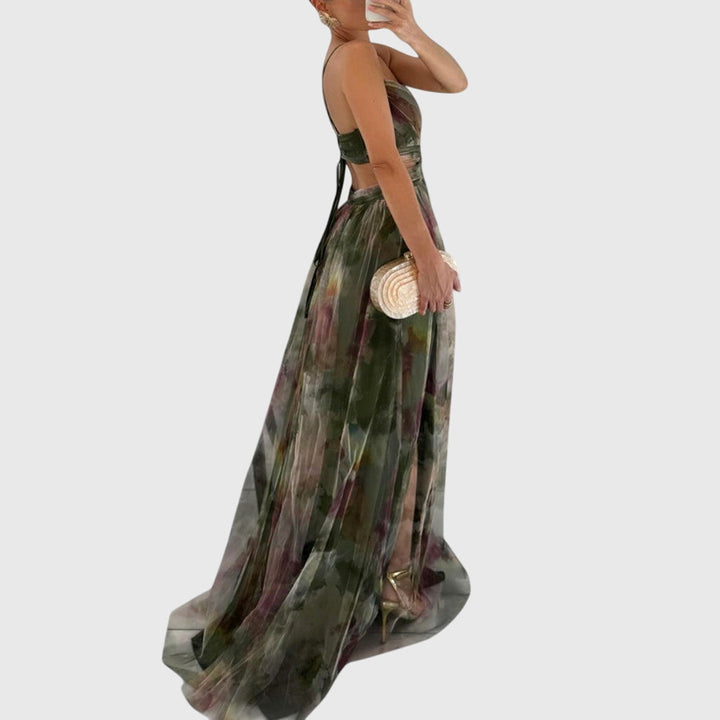 Chelsea - Elegant Floral Maxi Dress