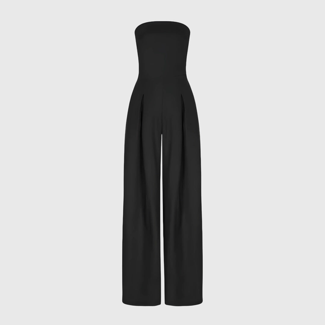Alyssa - Strapless Wide-Leg Jumpsuit