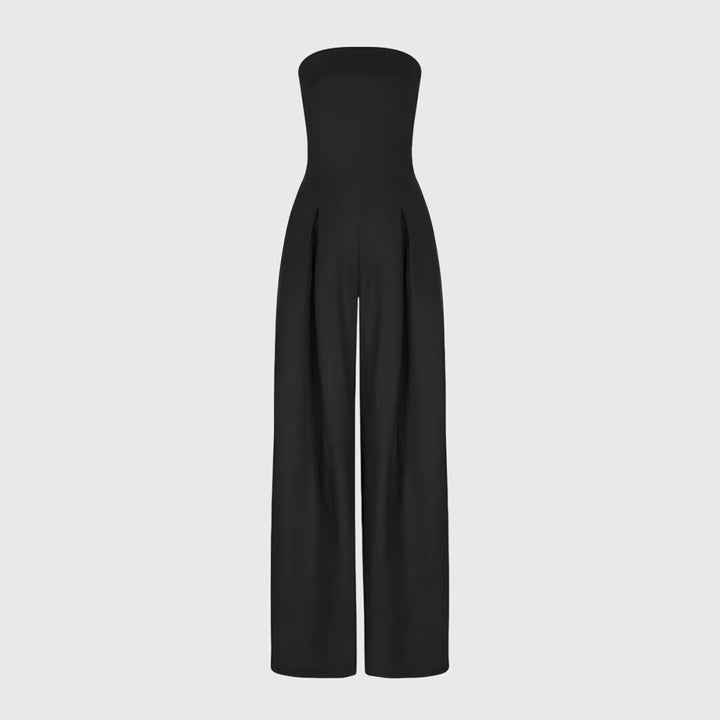 Alyssa - Strapless Wide-Leg Jumpsuit