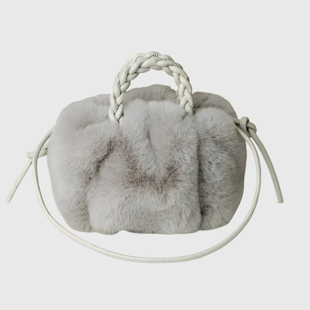 Amber - Plush Faux Fur Handbag