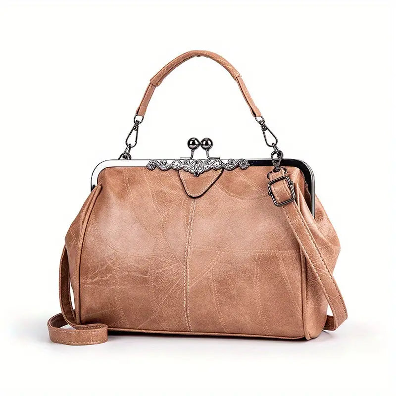 Retro-Inspired Geometric Crossbody Bag by Liv