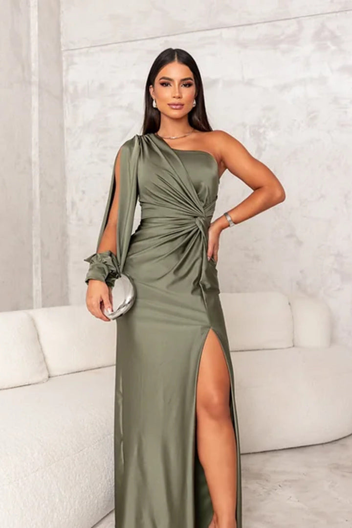 Ada | Elegant Draped Glam Gown