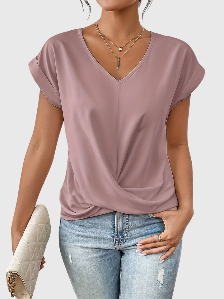 Blakely - Relaxed V-Neck Top
