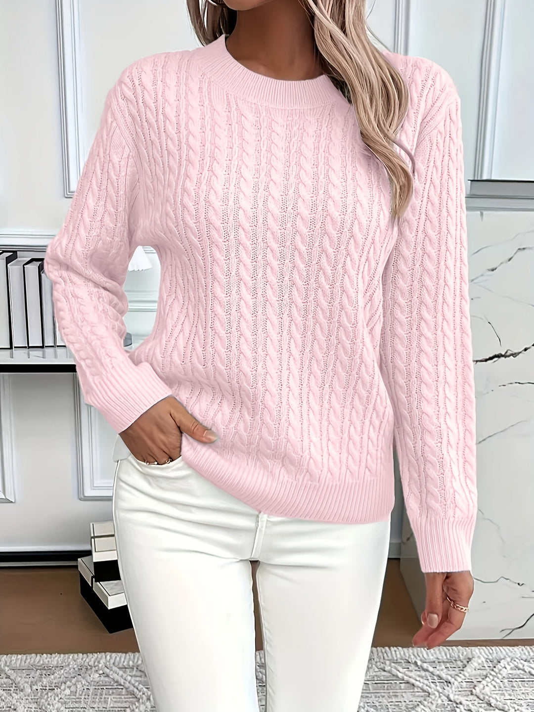 Antonella - Relaxed Fit Round Neck Sweater