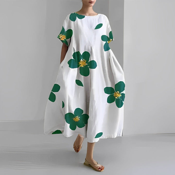 Claire™ – Floral Print Bohemian Dress