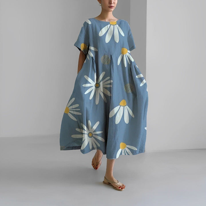 Claire™ – Floral Print Bohemian Dress