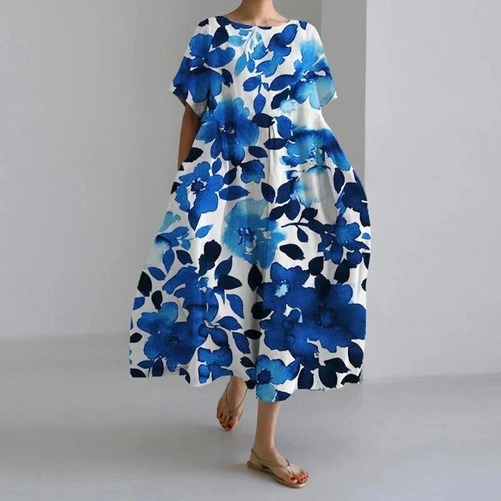 Claire™ – Floral Print Bohemian Dress