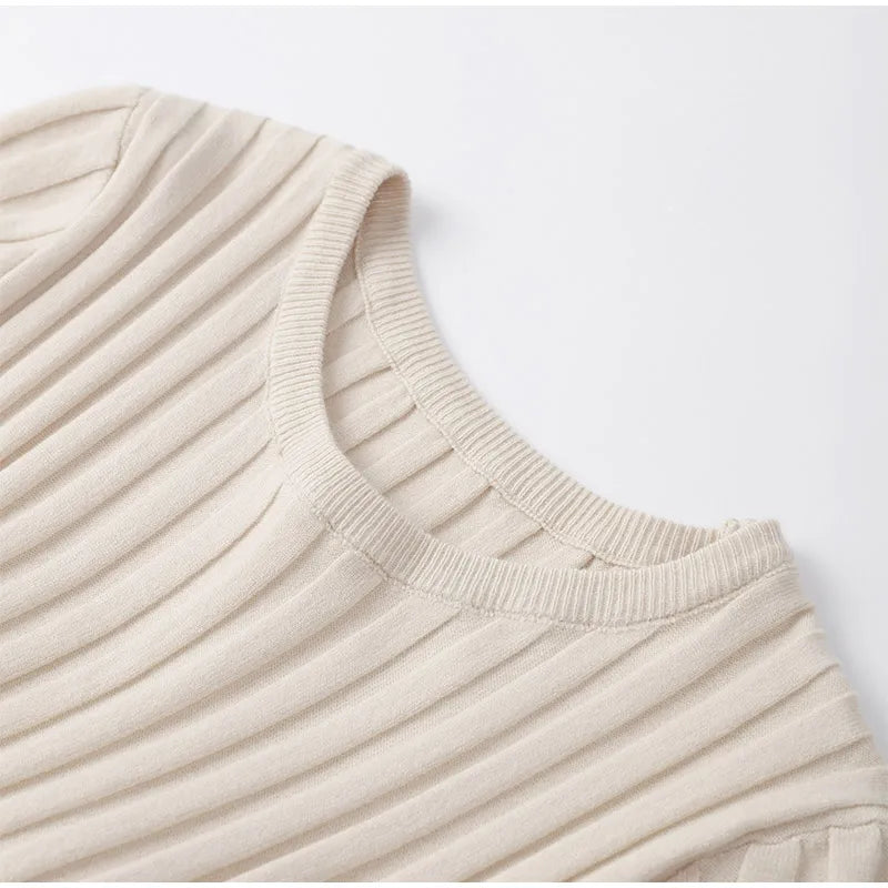 Angela | Simple Knit Maxi Dress