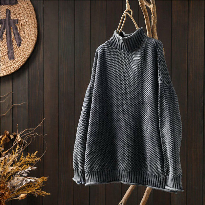 Amelia | Cozy Funnel Neck Knit Sweater