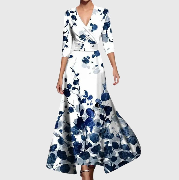 Caroline | Chic Floral Dress for Summer Elegance