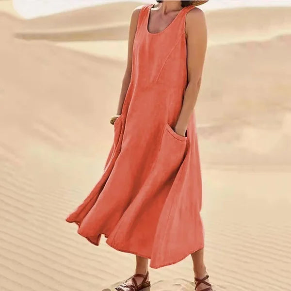 Liesel | Pocketed Sleeveless Dress