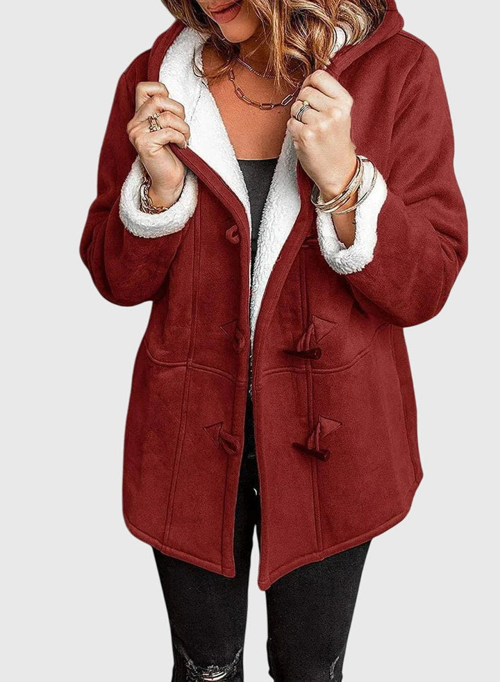 Charlotte - Cozy Hooded Fleece Jacket
